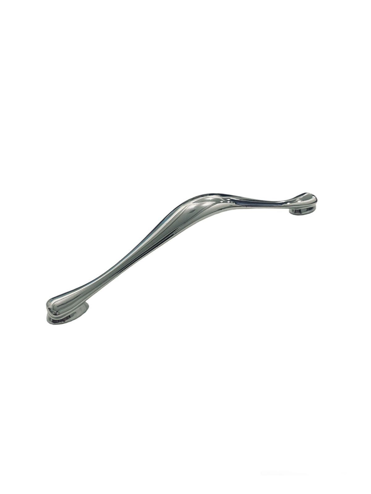 Puxador Onda 128mm Cromado Ago Inox